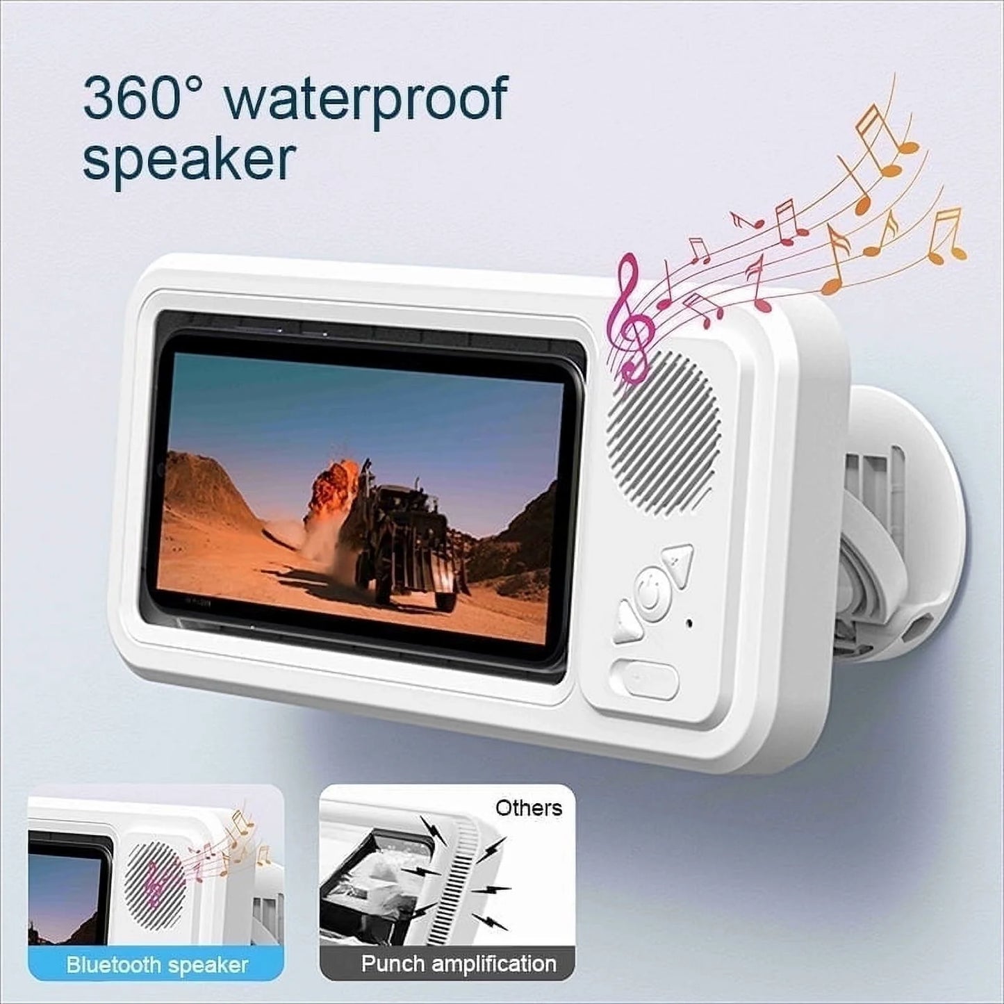 Hydrix™️ Waterproof Phone Case with Bluetooth Speaker